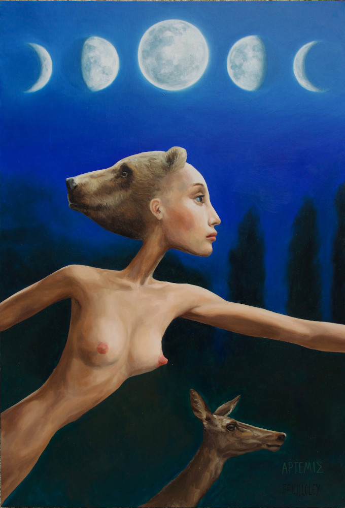 ARTEMIS  -  2019 oil on canvas 72x50 cm