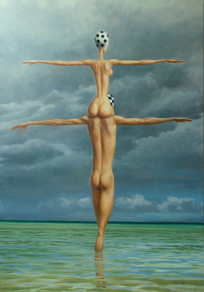 TANDEM INTERCONTINENTAL  -  2013  oil on canvas 130x89 cm