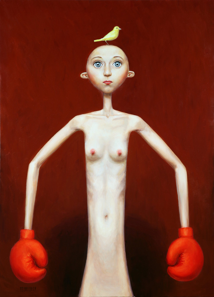 TOUGH COOKIE   -   2012  oil on canvas  100x73 cm