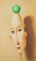 EVE  -  2021  pastel  57X31 cm